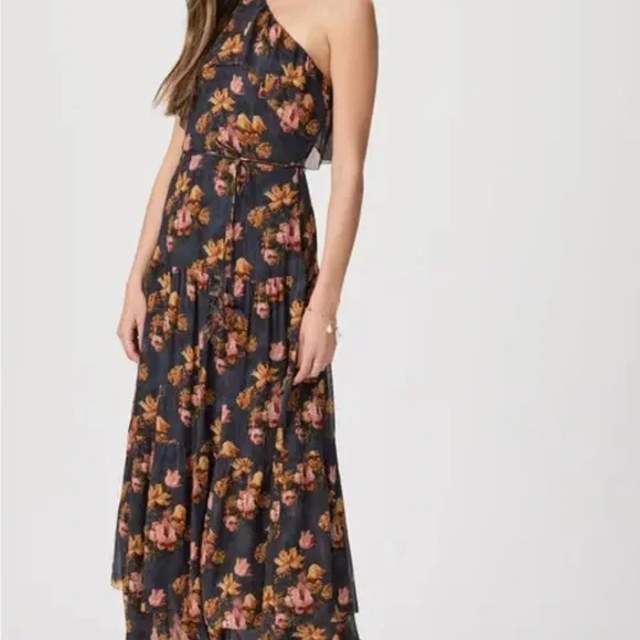 Anthropologie Calypso Floral Halter Dress 🌻 - Picture 2 of 14